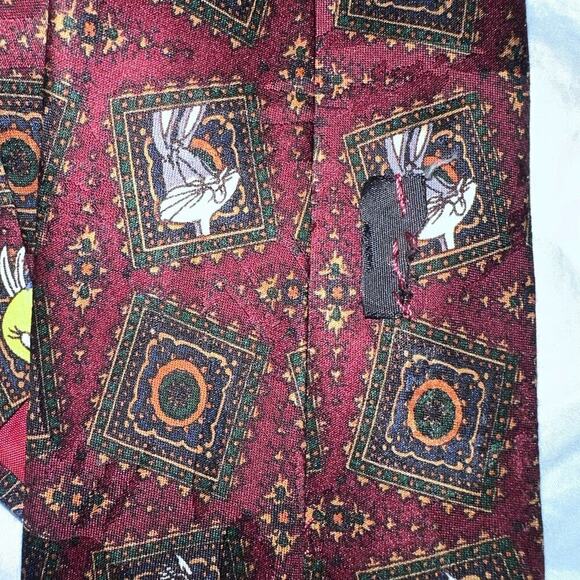 EUC Warner Brothers Looney Tunes Men’s Necktie 100% Polyester Korea - Picture 5 of 5